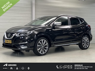 Nissan Qashqai 1.3 DIG-T Tekna + / Trekhaak 1500 KG / All Seasonbanden / Lederen Bekleding / Panoramadak / Bose Audio / Stoelverwarming / Verwarmde Voorruit / Navigatie / 360 Graden Camera /