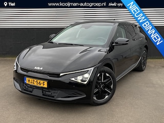 Kia EV6 Light Edition 63 kWh NL-auto, boekjes compleet, 1e eigen., Stoel- & stuurwielverwarming, navigatie, Apple CarPlay/Android Auto, adaptieve cruise control, keyless, PDC v&a, V2L