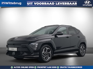 Hyundai Kona 1.6 GDI HEV N Line Sky Full Hybride Automaat met Panoramadak, Navigatie, Camera en Lichtmetalen velgen Uit voorraad leverbaar!