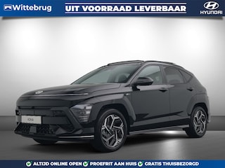 Hyundai Kona 1.6 GDI HEV N Line Full Hybride Automaat met Navigatie, Adaptive Cruise Control en Sport uitvoering Uit voorraad leverbaar!