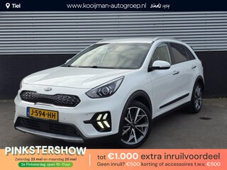 Kia Niro 1.6 GDi Hybrid DynamicPlusLine Trekhaak, dodehoek detectie, parkeersensoren, keyless, stoel- & stuurwiel verwarmd, navigatie, Apple CarPlay/Android Auto, auto vol luxe!