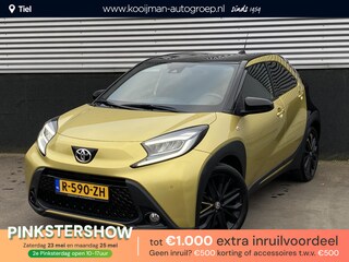 Toyota Aygo 1.0 VVT-i MT Premium NL-auto vol luxe, boekjes compleet, dealer onderhouden! Stoelverwarming, parkeersensoren, navigatie, Apple CarPlay/Android Auto, JBL premium audio!