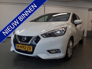 Nissan Micra 1.0 IG-T N-Connecta Airco, Navigatie, Achteruitrijcamera, Elek ramen V/A, Cruise controle, Pdc achter, Trekhaak afneembaar, Lm velgen 16'', Nederlandse auto!! Bovag afleverpakket 695,-