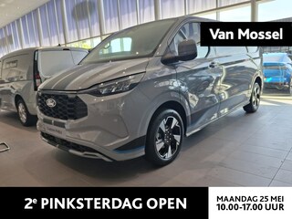 Ford Transit Custom 320 2.5 PHEV L2H1 Sport | 19 INCH VELGEN | INKLAPBARE TREKHAAK | VERWARMBAAR STUURWIEL | CENTRALE DUBBELE VERGRENDELING | PREMIUM LAK: GREY MATTER | ADAPTIVE CRUISE CONTROL | PROGRAMMEERBARE VOERTUIG INTERFACE