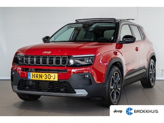 Jeep Avenger Summit 54 kWh | Leder | Panoramadak | Warmtepomp | Camera | Navigatie | El. Achterklep |