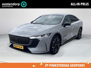 Mazda 6e Takumi Long Range 80 kWh | Zwart leder | 360 Camera | Geheugenstoelen | Panorama Dak | Headupdisplay | Adaptieve Cruise control | Sony premium audio | Dodehoeksensoren | Trekhaak |
