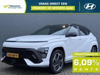 Hyundai Kona 1.6 GDI HEV 141pk DCT N-Line Edition | N-Line Styling | N-Line Velgen | Navigatie | Adaptive Cruise Control | Climate Control | Apple Carplay