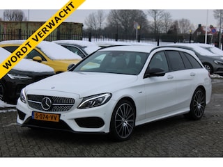 Mercedes-Benz C-klasse Estate 43 AMG 4MATIC NIGHT-PAKKET LEDER PERFORMANCE STOELEN MEMORY DISTRONIC 360-CAMERA HEAD-UP 19'' TREKHAAK