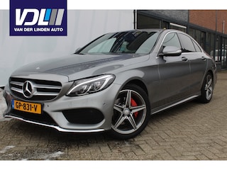 Mercedes-Benz C-klasse 200 Prestige AMG Pakket Leder stoel + verwarmd l Navi l Voor en Achter sensoren l cruise control l Airco