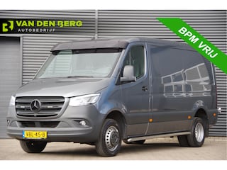 Mercedes-Benz Sprinter 519 3.0 CDI V6 L2H1 N1, AUT. LED, LEDER, DUBBELLUCHT, STOELVERWARMING, ELEKTR. SCHUIFDEUR, MBUX 10'', CAMERA, NAVI, CRUISE, CLIMA, VOORRUITVERWARMING, NL AUTO, NAP, DUBBEL LUCHT