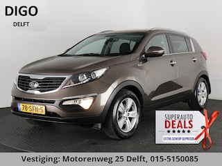 Kia Sportage 2.0 X-EXCUTIVE 4WD PLUS PACK AUTOMAAT 1600 KG TREKKEN.LEDER.PDC.LMV. GOED ONDERHOUDEN