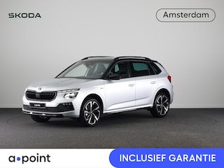 Skoda Kamiq Monte Carlo 1.0 TSI 115 pk 7 versn. DSG | Navigatie Pakket | Travel Assist Plus | Wegklapbare trekhaak | Winter Pakket | Charging | 18 inch lichtmetalen velgen