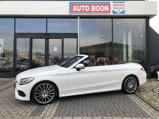Mercedes-Benz Cabrio 180 AMG PREMIUM PLUS 9G-TRONIC BURMESTER/MEMORY/ P-CAM360/LEER/NAVI/19”AMG/LED/SFEER/STOELV./CLIMA/CABRIO.PACK/S&S/ 2E EIG .NL AUTO/KM=NAP