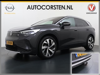 Volkswagen ID.4 204pk 1st 77kWh Trekhaak Leer/Alcantara Adap.Cruise Camera Warmtepomp Apple Carplay Android Navi Ecc Pdc-a+v Lmv 20" Stoelverwarming Led Bordherkenning Voor-Klimatisering Semi-Autopilot  Elektrisch-Wegklapbare Trekhaak App-Connect  E-sound Front-Assist Origineel Nederlandse Auto SOH 86%