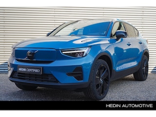 Volvo EC40 Extended Range Plus 82 kWh | Black Editon | Trekhaak | Donker Glas | 20 inch | Nubuck Bekleding |