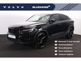 Volvo EC40 Extended Range Ultra Black Ed. 82 kWh - Panoramadak - IntelliSafe Assist & Surround - 360º Camera - Harman/Kardon audio - Verwarmde voorstoelen, stuur & achterbank - Parkeersensoren voor & achter - Elektr. bedienb. voorstoelen met geheugen links - Draadloze tel. lader - Warmtepomp - Extra getint glas - 20' LMV