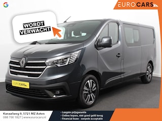 Renault Trafic 2.0 Blue dCi 150 Automaat L2H1 Adv. Dubbele Cabine Navigatie Airco Lichtmetalen velgen Betimmering Trekhaak Camera Parkeer sensoren Dab