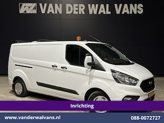 Ford Transit Custom 2.0 TDCI 130pk L2H1 Inrichting Euro6 Airco | Camera | Apple Carplay | LED | 2800kg Trekhaak | Cruisecontrol Android Auto, Stoelverwarming, Verwarmde voorruit, Parkeersensoren, Bijrijdersbank, Achterklep