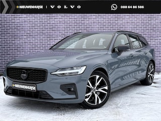 Volvo V60 2.0 B3 Plus Dark | 360° Camera | Standkachel | Harman/kardon | Trekhaak | Stoel/stuur verwarming | Volvo on Call | Leder |
