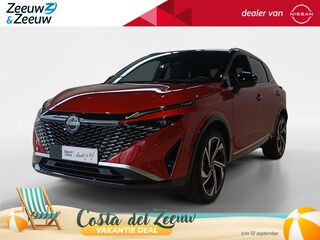 Nissan Qashqai 1.5 e-Power Tekna Plus *Nappa lederen bekleding*Stoelgeheugen*Stoel-,stuur- en voorruitverwarming*apple carplay& android auto*Google Navigatie*parkeersensoren voor en achter*360grd camera*