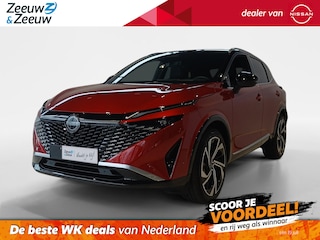 Nissan Qashqai 1.5 e-Power Tekna Plus *Nappa lederen bekleding*Stoelgeheugen*Stoel-,stuur- en voorruitverwarming*apple carplay& android auto*Google Navigatie*parkeersensoren voor en achter*360grd camera*