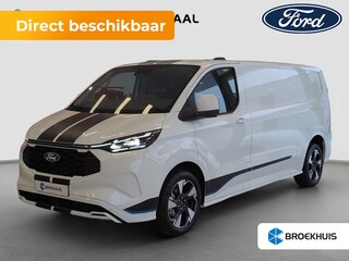 Ford Transit Custom 320 2.5 PHEV L2H1 Sport | Nu Tijdelijk 0,99 Financial Lease | Driver Assistance Pack | 19 inch | Trekhaak | B&O | BLIS Dodehoekdetectie | | 1-fase laadkabel mode 3 16A, 10 meter (PHEV) | 19 inch lichtmetalen velgen Sport (Matte Black) | 6 B&O speakers