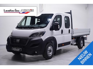 Fiat Ducato 2.2 Mjet 140 pk Dubbel Cabine 7p Pick Up / Open Laadbak Airco, Cruise Control, LxBxH 330x202x40 cm, Nieuw