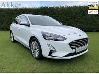 Ford Focus Wagon 1.0 EcoBoost Titanium Business I Cruise adaptief I Stoel/stuur verwarming I 1ste eig I Zeer netjes! Dealer ond