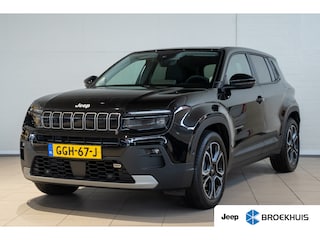 Jeep Avenger Summit 54 kWh | Navigatie | El. Achterklep | Stoelverwarming | Voorruitverwarming | Parkeersensoren | 18 inch Lichtmetalen velgen |
