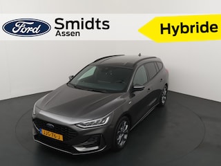 Ford Focus Wagon EcoBoost Hybrid 125 pk ST Line | Winter Pack | 4 seiz. banden | Navi | Clima | Cruise | Dr. loos Apple Carplay