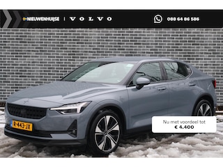 Polestar 2 Long Range Single Motor 78 kWh | Pilot Lite | Adaptieve Cruise control | 360 camera | Stoelverwarming | Google Maps navigatie |