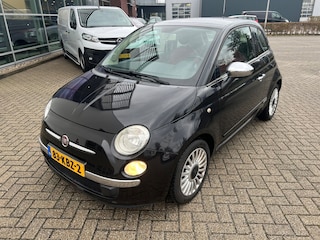 Fiat 500 1.2 Lounge AUTOMAAT! Panorama l Airco l LEER l MTF-stuur l Bleu and me l NL AUTO NAP l DEALER ONDERHOUDEN l TOPSTAAT!