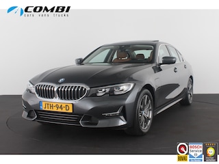 BMW 330e High Executive 292pk/Cognac Leer/Memory/Schuifdak/Luxury Line/ kleur MINERALGRAU/Achteruitrijcamera