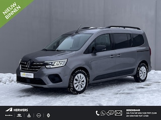 Renault Kangoo Grand Automaat 7p. L2 TCe 130 Grand Equilibre EDC / Zeven persoons / Fabrieksgarantie 05-2027 / 1.500 kg trekgewicht / Navigatie / Apple Carplay Android / Camera / Climate Control / Parkeersensoren V + A /