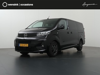 Opel Vivaro 2.0 AUT. | 180 PK | S&S | L3 | DUBBELE CABINE | PARKEERCAMERA | AIRCO | NAVIGATIE | BLUETOOTH | LEDEREN BEKLEDING | DUBBELE SCHUIFDEUREN | STUURVERWARMING | DODEHOEKDETECTIE | TREKHAAK