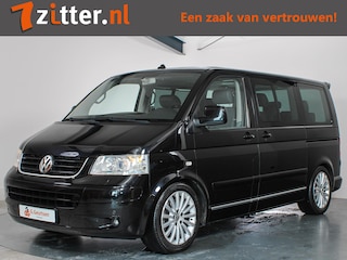 Volkswagen Multivan T5 3.2 V6, 235PK, Highline, 7-Persoons, Trekhaak, Xenon, Leder, Schuifdak, Navigatie,