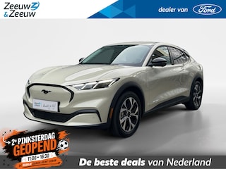 Ford Mustang Mach-E Standard RWD 75 kWh | Verwachte Levertijd 3 Weken | Prijs inclusief 1000 Euro Ford Voordeel | 470km WLTP Rijbereik | Warmtepomp | Adaptieve Cruise Control | Verwarmbare Voorstoelen | Verwarmbare Voorruit | Parkeersensoren voor en achter |  Verwarmbare Stuur |