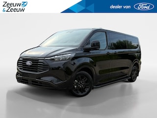 Ford Transit Custom 320 2.5 PHEV L2H1 Black Platinum DC | Verwachte Levertijd 3 Weken | Prijs exclusief BTW/Inclusief BPM en Kosten Rijklaar Maken | Financiering voor 0,99% Rente | Automaat | Adaptieve Cruise Control | 360 Graden Camera | Climate Control