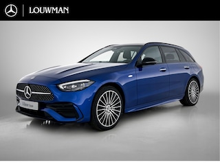 Mercedes-Benz C-klasse Estate 300 e Business Solution AMG | Trekhaak | Nightpakket | AMG Line Premium Plus | 360°-camera | Head-up display | Antidiefstalpakket GUARD 360° Plus | KEYLESS GO-comfortpakket | Burmester® 3D sound system |