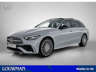 Mercedes-Benz C-klasse Estate 300 e Business Solution AMG Nightpakket | Trekhaak | Comfortpakket Plus | Antidiefstalpakket GUARD 360° Plus | 360°-camera | Memorypakket | EASY PACK achterklep | Panoramaschuifdak |