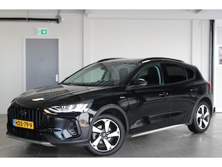 Ford Focus 1.0-155pk EcoBoost Mild-Hybrid Active X AUTOMAAT ! In nieuwstaat ! Slechts 6.250km ! Autm. airco dual, stoel-, stuur- en voorraamverw., navigatie, telefoonvoorb., LED verl., camera, parkeersensoren v+a, cruise control, trekhaak etc.