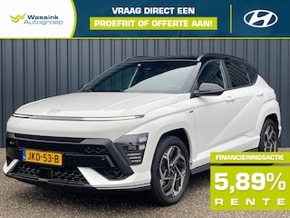 Hyundai Kona 1.6 GDI HEV 141pk DCT N-Line Edition I Adaptive Cruise I CarPlay I Navigatie I Camera I Parkeersensoren Voor & Achter