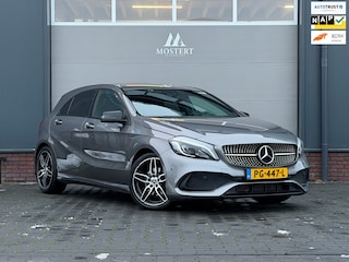 Mercedes-Benz A-klasse 180/122pk Business Solution AMG|2017|H&K|NAP|Camera|Stoelverw.|Cruise|Zwarte hemel|18"LMV