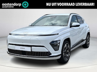 Hyundai Kona Premium 65.4 kWh | Uit voorraad leverbaar | Adaptieve Cruise Control | Stoelverwarming | Stuurwielverwarming | Stoelventilatie | Lederen bekleding | Geheugenfunctie bestuurdersstoel |