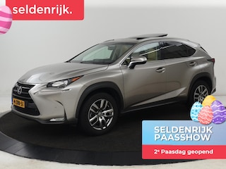 Lexus NX 300h AWD Luxury Line | Schuifdak | Leder | Stoelverwarming | Camera | Navigatie | Full LED | Cruise control | Parkeerhulp | Climate control