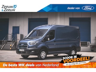 Ford Transit 350 L2H2 Trend 68 kWh | TE BESTELLEN | Nu 0,99% op Financial Lease | Apple Car Play / Android Auto | Stoelverwarming | Achteruitrijcamera | Cruise Control