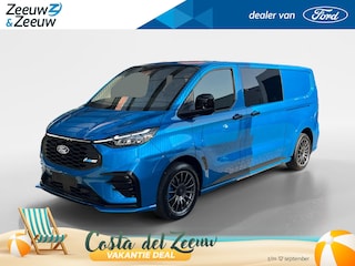 Ford Transit Custom 320 L2H1 MS-RT 65 kWh Dubbele Cabine MS-RT Sports Pack | 19" LM velgen | Achterspoiler | Lederen bekleding (TE BESTELLEN VOERTUIG)