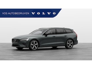 Volvo V60 T6 Plug-in hybrid AWD Plus Dark | Schuif-/kanteldak | Extra getint glas achter | 19" 5-triplespaaks Glossy Black Diamond Cut