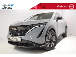 Nissan Ariya Evolve 91 kWh |Stoel verwarming en verkoeling|Parkeersensoren voor en achter|Camera 360|Electrische achterklep|Head-up display|20inch wielen|Bi-led verlichting|Voorraad voordeel|Elektrische stoelverstelling met geheugen|
