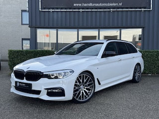 BMW 5-serie Touring 520i 184pk Aut. M-Sportpakket Executive 20" lmv afneembare trekaak shadowline 79dkm!!